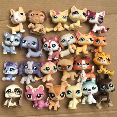 Imagem de Bonecos colecionáveis LovePets Lps Pets 3 peças com 7 acessórios