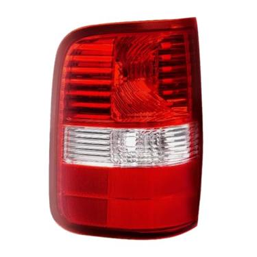 Imagem de Julypanda Luz traseira de para-choque traseiro compatível com Ford F-150 LH 2004-2008 lâmpada de freio de substituição luzes de freio de lente vermelha