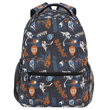 Imagem de Mochila Wamika Hockey Sports para crianças em idade escolar de 6 a 16 anos