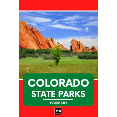 Imagem de Colorado State Parks Bucket List: Planejador de viagem e guia de lista de registros de aventuras ao ar livre | Registro de viagem e diário de memória | Passaporte americano e livro de carimbos