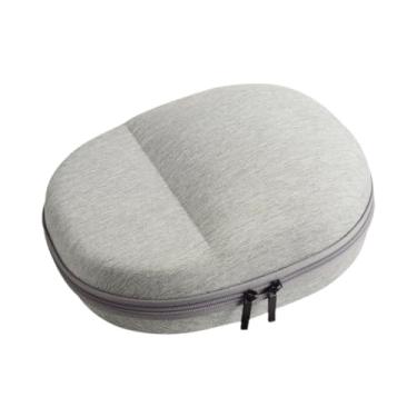 Imagem de Generic Capa de fone de ouvido capa de transporte de fone de ouvido fácil de transportar o zíper fechado acessório para umidade resistente ao organizador de, Grey Out Oxford