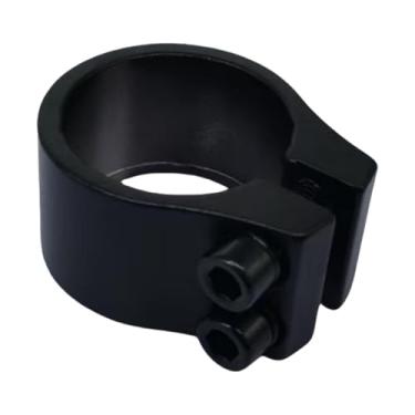 Imagem de menolana Grampo tensor de tubo de assento de bicicleta, componente confiável de 1,37" de substituição, grampo de selim de bicicleta de montanha, de tubo, Preto