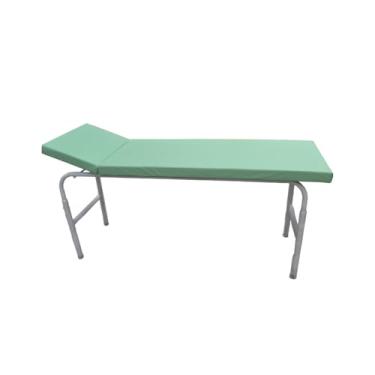Imagem de Maca Mesa de Exame Clínico Hospitalar 55x180cm Estofada Verde Bebê