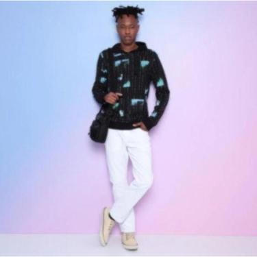 Imagem de Calça Paul Slim Em Sarja - Branca - Forum 0014604695-Masculino