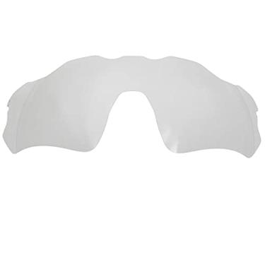 Imagem de Wetnenss Lentes de substituição para óculos de sol Oakley Radar EV Path OO9208/1,7 mm PC/fácil de instalar (transparente, sem polarização)