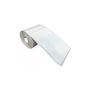 Imagem de 10 Rolo Etiqueta Elgin L42 Pro 10x15 Cm Térmica Serrilha Cor