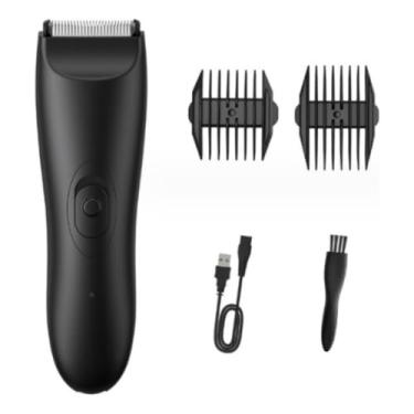 Imagem de Aparador De Cabelo Elétrico Para Homens E Mulheres Depilador De Partes Íntimas À Prova D'água
