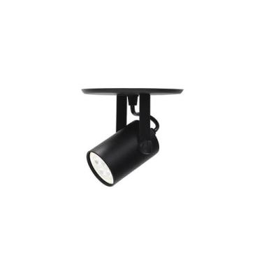 Imagem de Spot Móvel Taschibra Cannon para 1 Lâmpada MR16 GU10 Bivolt, Preto