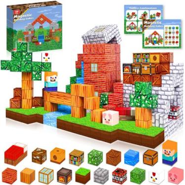 Imagem de Blocos magnéticos Goody King 100PCS Magnet Building Cube