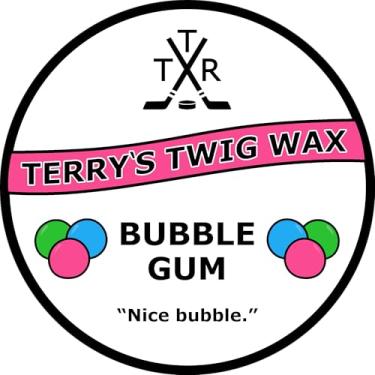 Imagem de Cera de galho Terry's - Bubblegum (cera de taco de hóquei com aderência extra) para fita de lâmina de hóquei, maior controle de disco, truques de vara Michigan, resistente à água