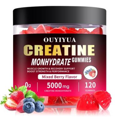 Imagem de Gomas de creatina monohidratada OUYIYUA 5000 mg 120 unidades