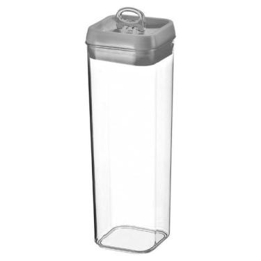 Imagem de Pote Hermético 2L Cinza Frio Flip Coza 10188/3499