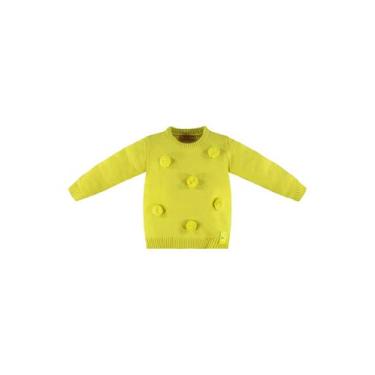 Imagem de Blusão Feminino Infantil em Tricot Up Baby, Verde claro, 2