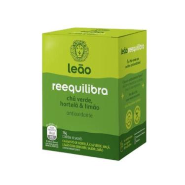 Imagem de Chá Leão Reequilibra Chá Verde, Hortelã e Limão com 10 Sachês - Leao