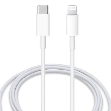 Imagem de Cabo Para Iphone Compatível 11 12 13 XS XR 20W USB-C para Lightning 1M