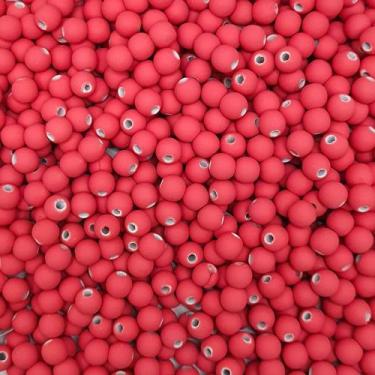 Imagem de Miçanga Passante Bola Emborrachada 8mm 150pçs Bijuteria 60g Escolha a 