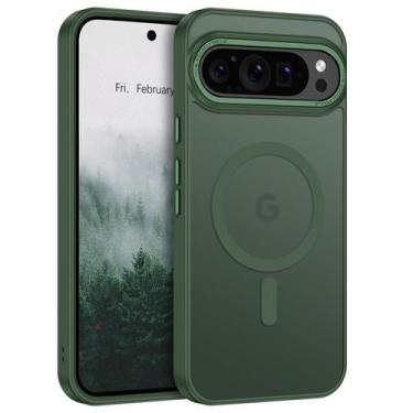 Imagem de Capa de telefone BENTOBEN Magnetic para Google Pixel 9 Pro XL Deep Gre