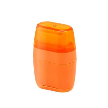 Imagem de Apontador Duplo com Borracha BRW Double Connect Unidade, Laranja