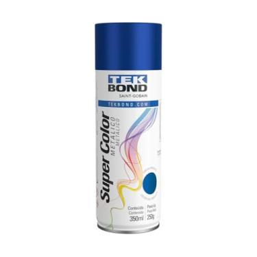 Imagem de Tinta Spray Azul Metálico Aerossol Tekbond 350ml/250g
