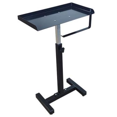 Imagem de Mesa Bancada Auxiliar Tatuador Portátil com Suporte Papel e Regulagem 