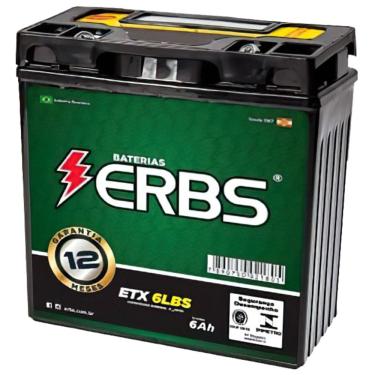 Imagem de Bateria Selada ERBS 6ah 12V ETX6LBS C100 MTX125 NH80