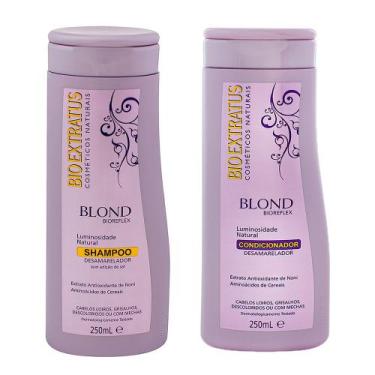 Imagem de Kit 1 Condicionador Desamarelador Bio Extratus Blond com 250ml