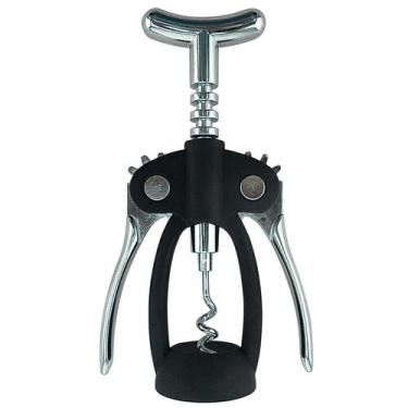Imagem de Saca Rolha Preto Aço Inox Mimo AC13546 - Mimo Style