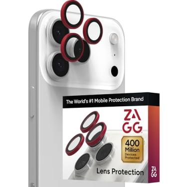 Imagem de ZAGG IS-GLEL AR E CameraRings-Apple-Basin/Zion/16PPM/15PPM-Protetor de lente de câmera de telefone rosa