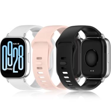 Imagem de Z.DuDuZAZA Pulseiras compatíveis com Xiaomi Smartwatch Redmi Watch 5 Active (Active/Lite), pacote com 3 pulseiras de substituição macias duráveis para Mi Smartwatch 5 Lite e 5Active (kit D)