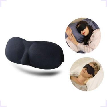 Imagem de Máscara Para Dormir Tapa Olho Ajustável Bom Sono +poliéster - HDL, Pre