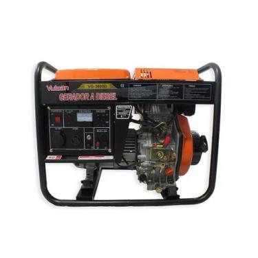 Imagem de GERADOR DIESEL 269cc 7HP 3.6KVA 3600W BIVOLT VG3600D - VULCAN