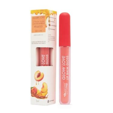 Imagem de Lip Balm Max Love Glow Love Pêssego - Hidratante Labial com Brilho Máximo e Aroma Frutado - Não Pegajoso