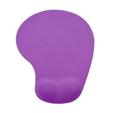 Imagem de Mouse Pad Almofada De Gel Apoio De Punho Ergonômico(Roxo)