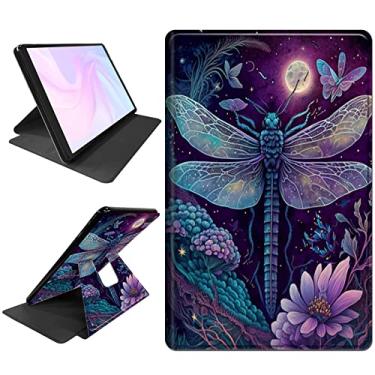 Imagem de Capa para Samsung Galaxy Tab S6 Lite 10,4 polegadas 2022/2020, visualização em vários ângulos, suporte giratório de 360 graus, capa dobrável inteligente para Galaxy Tab S6 Lite modelo