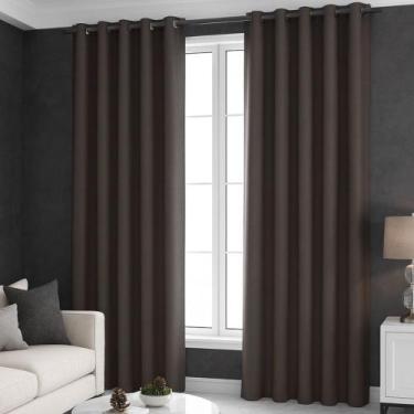 Imagem de Cortina Blackout Minimalista Moderna Sala Quarto Home Office Corta Luz