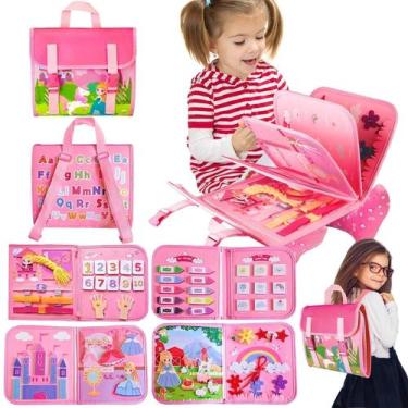 Imagem de Brinquedos Montessori Busy Book EggSun para crianças 1-3, 19 em 1