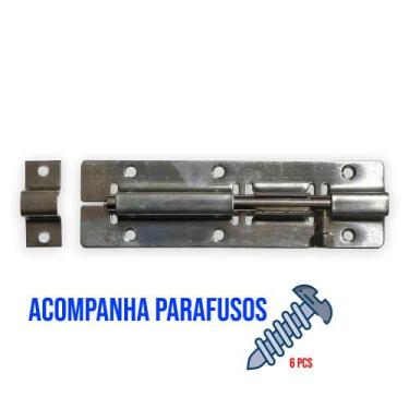 Imagem de Ferrolho 5" - 12.5 cm. 1 unidade + 6 parafusos ID-2546F Idea