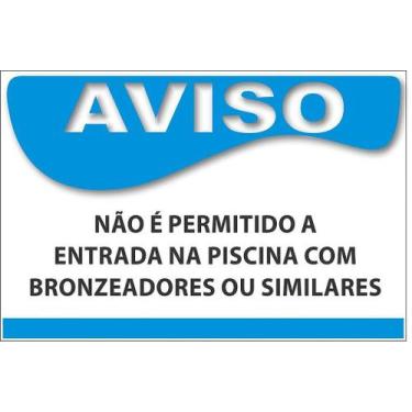 Imagem de Placa para Piscina - Sinalização Interna e Externa em Diversos Materia