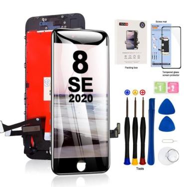 Imagem de Substituição de tela LCD EFAITHFIX para iPhone 8/SE 2020 preto