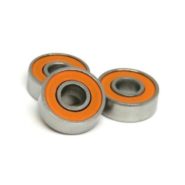 Imagem de 10 peças 3x7x3 mm S683 2RS Minature Hybrid Ball Bearing S683C 683 RS 2OS 3 * 7 * 3 ABEC7 Rolamentos de cerâmica pequenos
