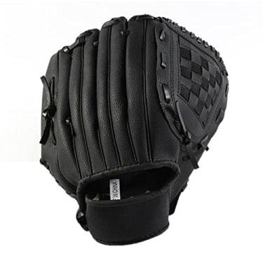 Imagem de Luva de beisebol para crianças/jovens/adultos, desportos ao ar livre profissionais, jovens, adultos, mão esquerda, prática de treino, luvas de beisebol de softbol, luvas de basebol, bege