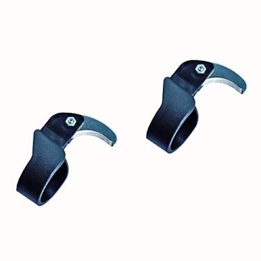 Imagem de Canivete de segurança para dedo TOGRAND, ferramenta de corte utilitário portátil com lâmina de aço curva afiada e forte, tamanho do anel 2 cm de diâmetro (pacote com 2, preto)