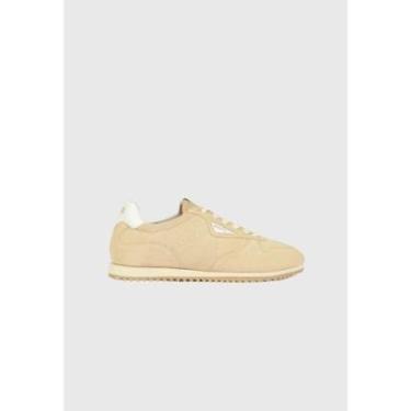 Imagem de Tênis Retrô em Camurça Bege Schutz-Feminino