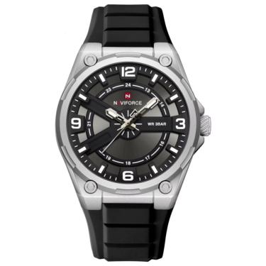 Imagem de Relógio de Pulso Esportivo Masculino Silicone de Quartzo Á prova d´agua