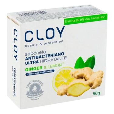 Imagem de Sabonete Em Barra Cloy Antibacteriano Ginger & Lemon 80g