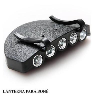 Imagem de Lanterna bone led farol cabeca iluminacao trilha pesca clip - Uzy