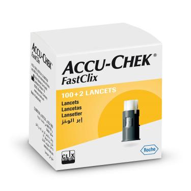 Imagem de Lancetas Accu-chek Fastclix 102 Unidades