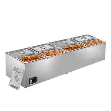 Imagem de Buffet elétrico térmico banho maria 8 cubas ZPBF08E - ZEPPER, 220V