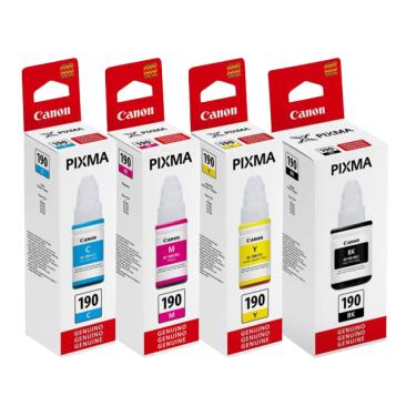 Imagem de Kit Refil de Tinta Gi-190 4 Cores- Canon Pixma