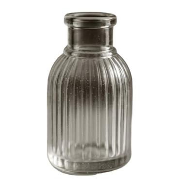 Imagem de Vaso Decorativo Pequeno de Vidro, Kit 10 Mini Vaso de Vidro Sortido Transparente Decoração Moderna Sala Flores(9,5cm)